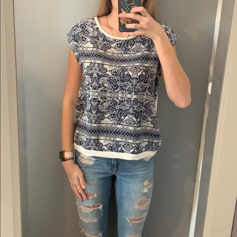 short sleeve blouse